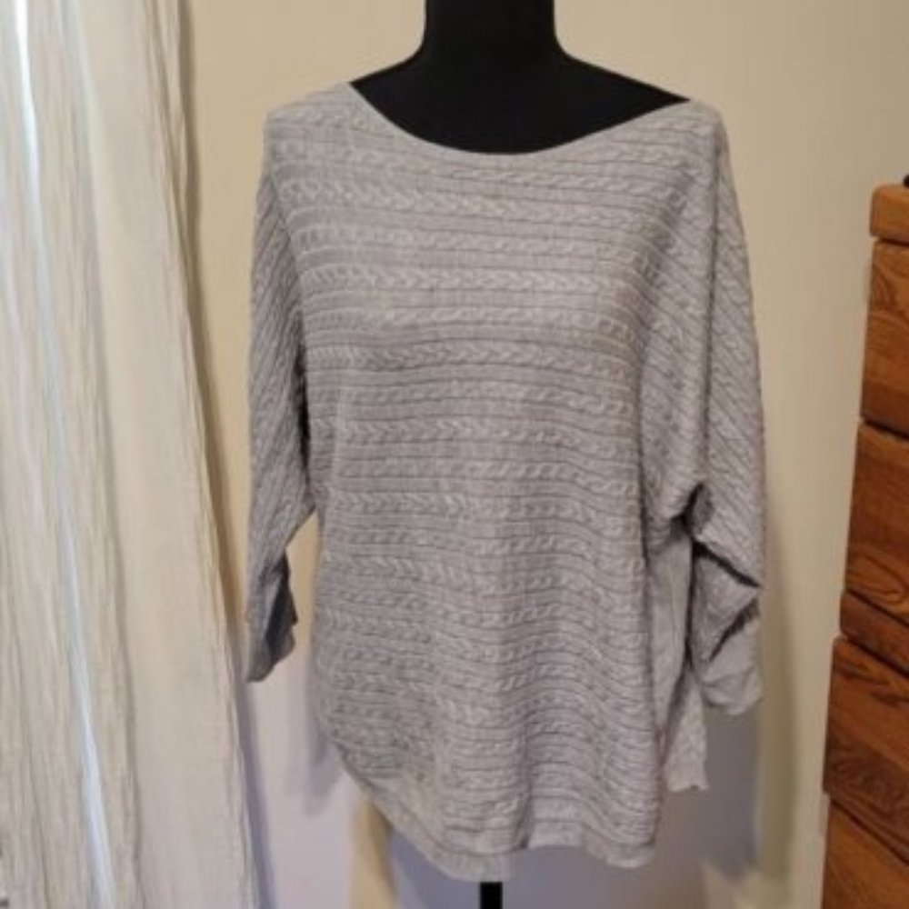Market & Spruce Gray Sweater Size XL